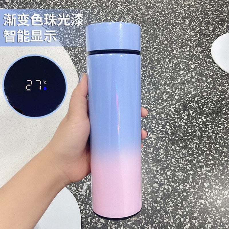 500ML Smart Thermos Water Bottle Stainless Steel Insulation Touch Intelligent Temperature Display Vacuum Flasks Cup Digital Mug