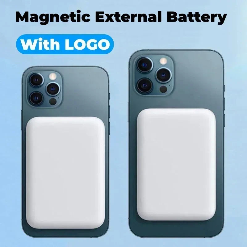 50000Mah Magsafe Power Bank 20W Powerbank Magnetic Wireless Fast Charging External Battery Pack Type-C for Iphone13 14 15 Xiaomi