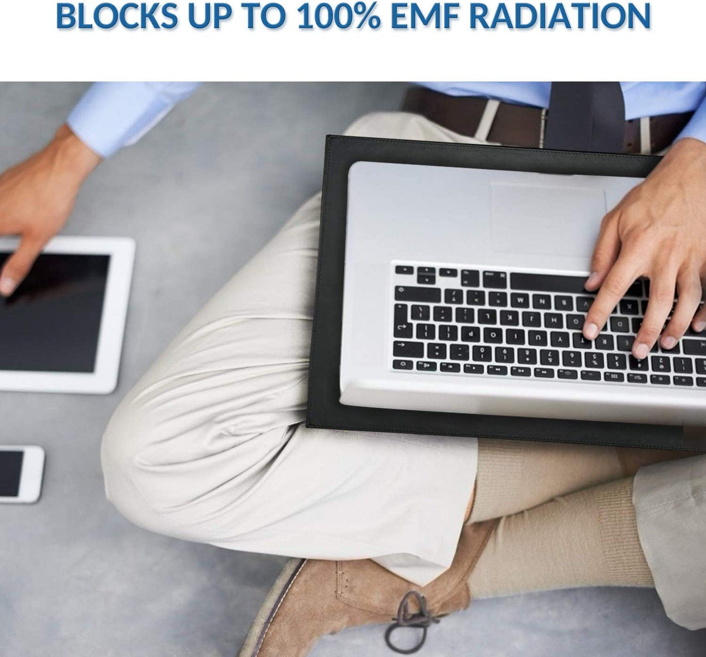 EMF Laptop Pad Protection, Radiation Computer Pad Blocking , Heat Shielding Lap